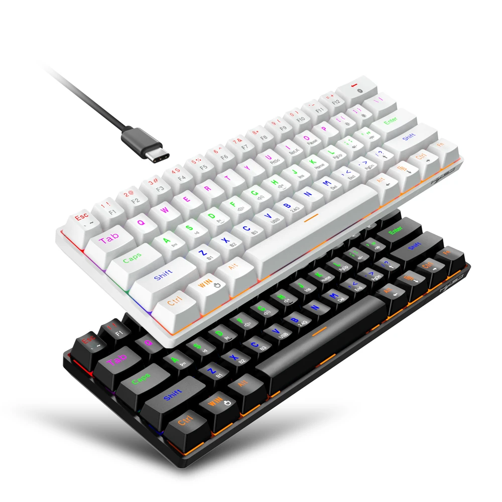 

Проводная Механическая клавиатура, 31-клавишная, RGB, 2,4G, 1 шт.