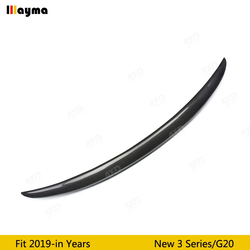 P style Carbon fiber rear trunk spoiler wing For BMW new 3 series 320d 330i M340i 2019 - 2021 G20 | Автомобили и мотоциклы