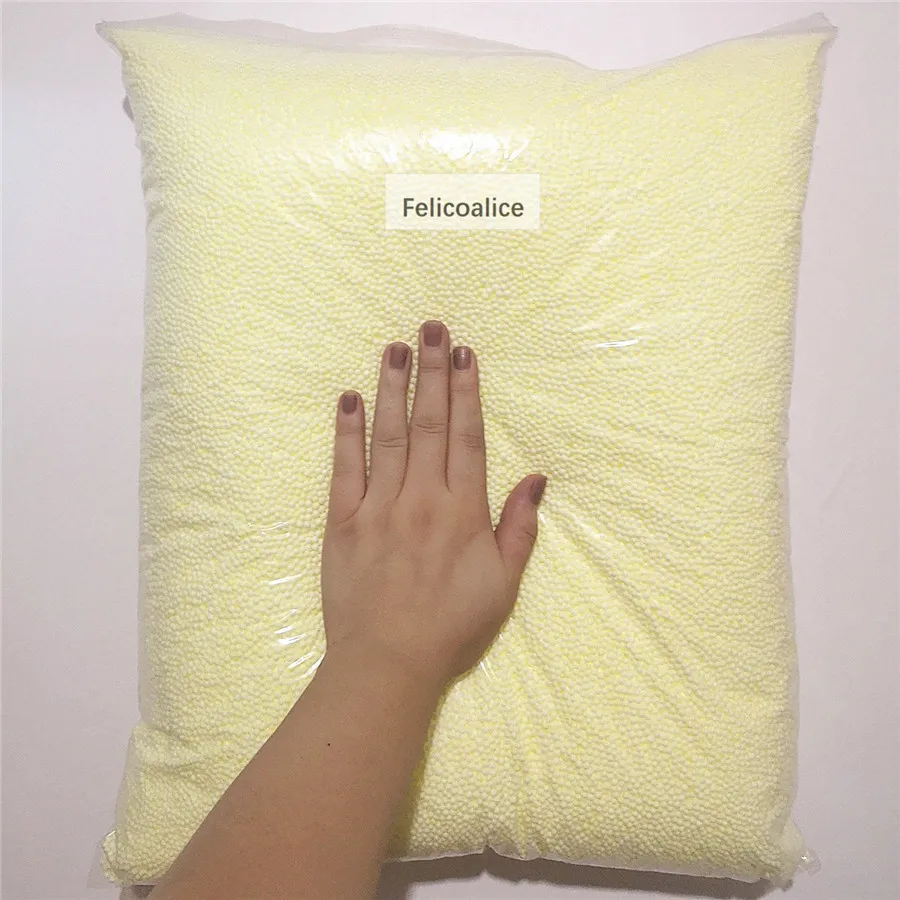 250 g/bolsa Macarons de 2-3,5mm 4-6mm Pastel Mini perlas de espuma de poliestireno de relleno de bolas manualidades DIY-2
