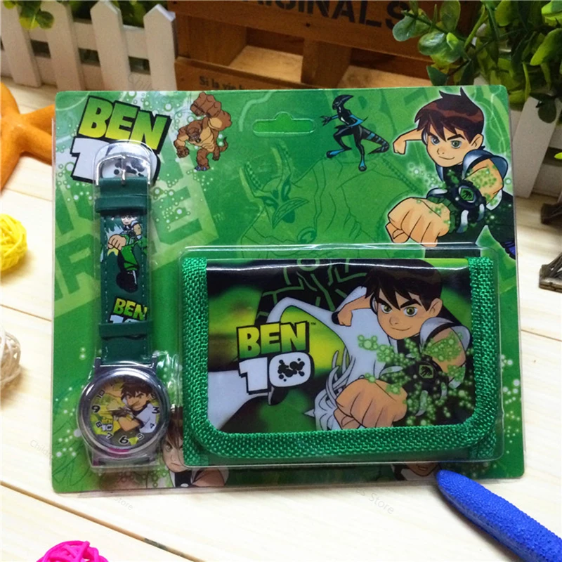Оригинальные Мультяшные канцелярские товары Ben 10 Omnitrix для детей набор часов с