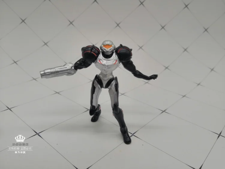 7cm black samus 7~ 13 см размер METROID zero samus мультфильм Коллекционная фигурка кукла мини ПВХ хорошее качество рука может двигаться модель d11 - Цвет: 7cm black samus