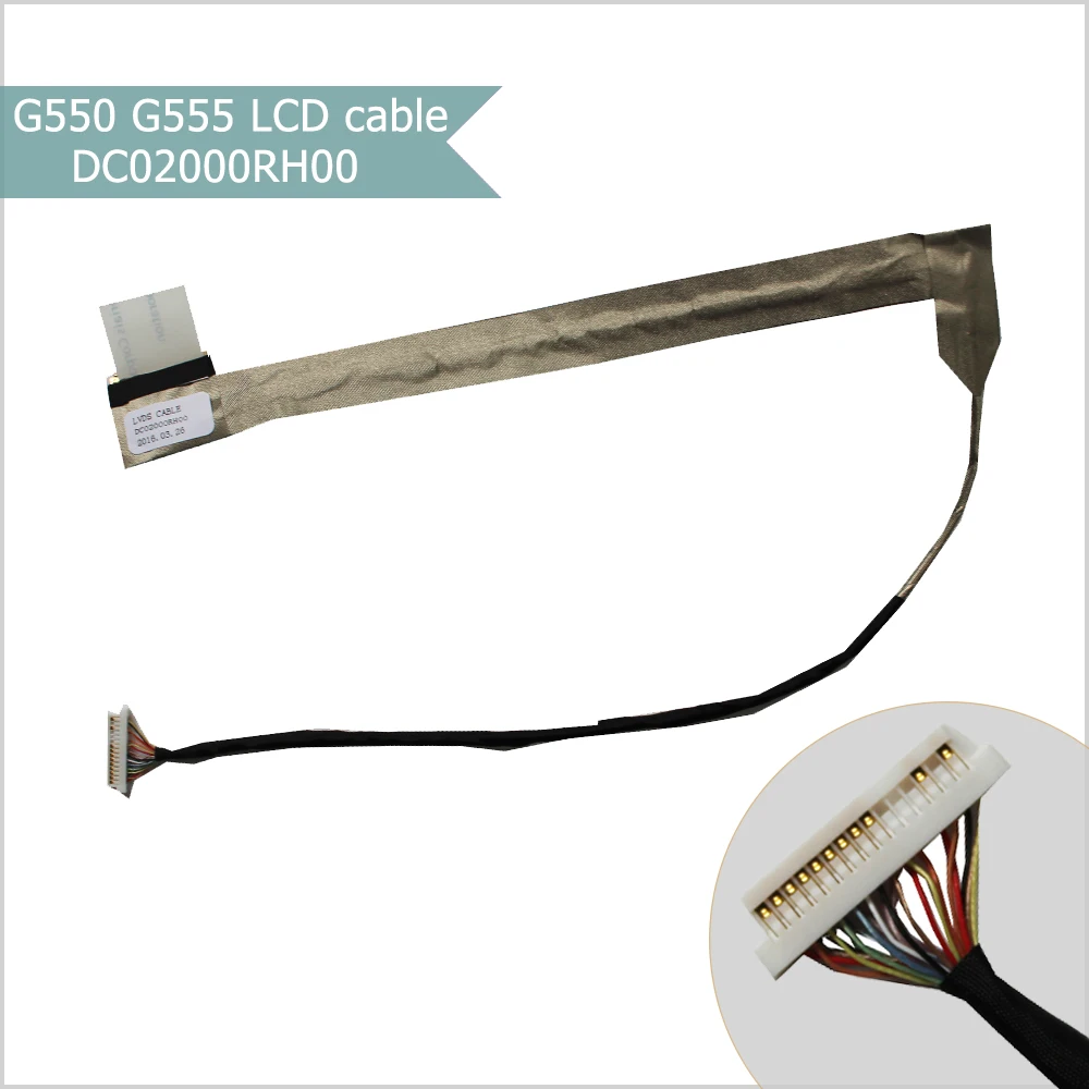 Оригинальный новый для Lenovo G550 G555 LCD LED видео гибкий кабель ноутбука экран дисплей