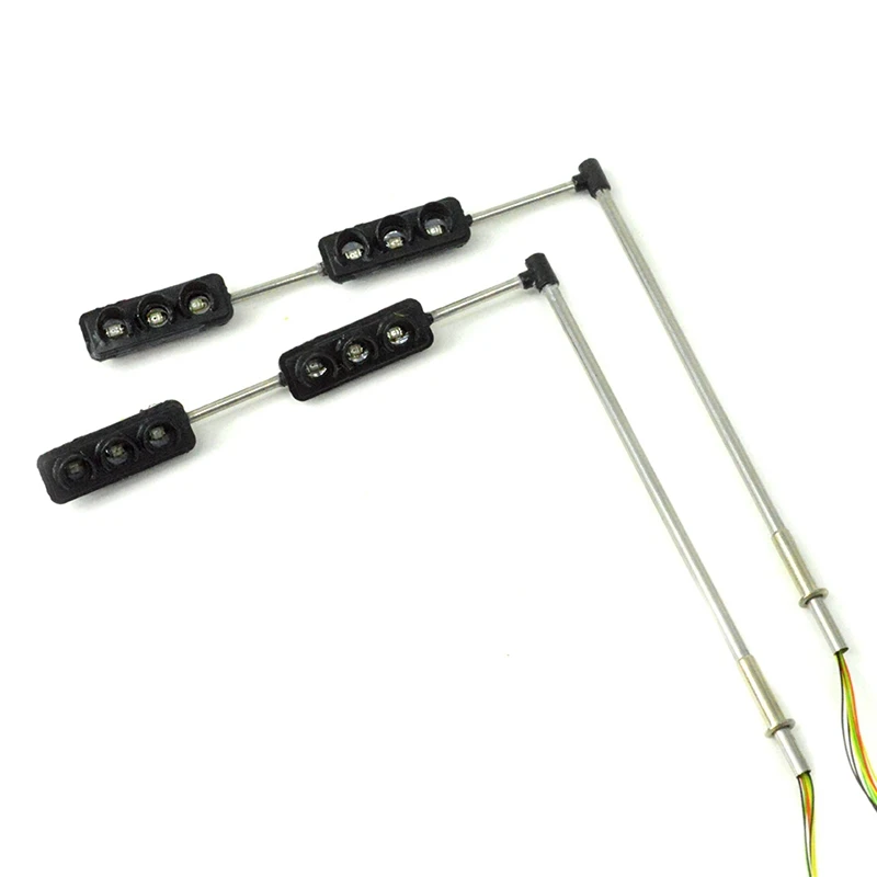 3 цвета светофорный светильник с сигналами Хо ОО Масштаб Модель 6Led для Diy песочный