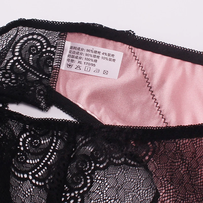 Женское сексуальное кружевное нижнее белье Прозрачное из хлопка женские трусики