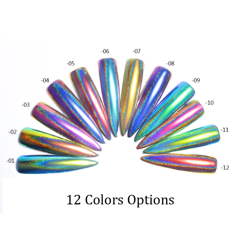 Голографическая пудра-Глиттер для ногтей в виде павлина 0 2 г | Красота и здоровье