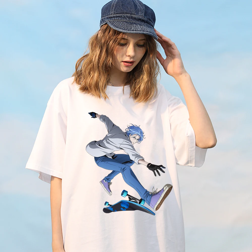 

SK8 the Infinity Langa Hasegawa Anime T Shirt Men Unisex Streetwear Funny Tshirt Kawaii Manga T-shirt Graphic Top Tees Male