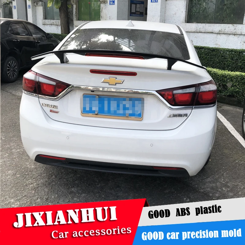 Для Chevrolet спойлер Cruze 2017-2018 TF ABS пластик Материал заднее крыло автомобиля Цвет