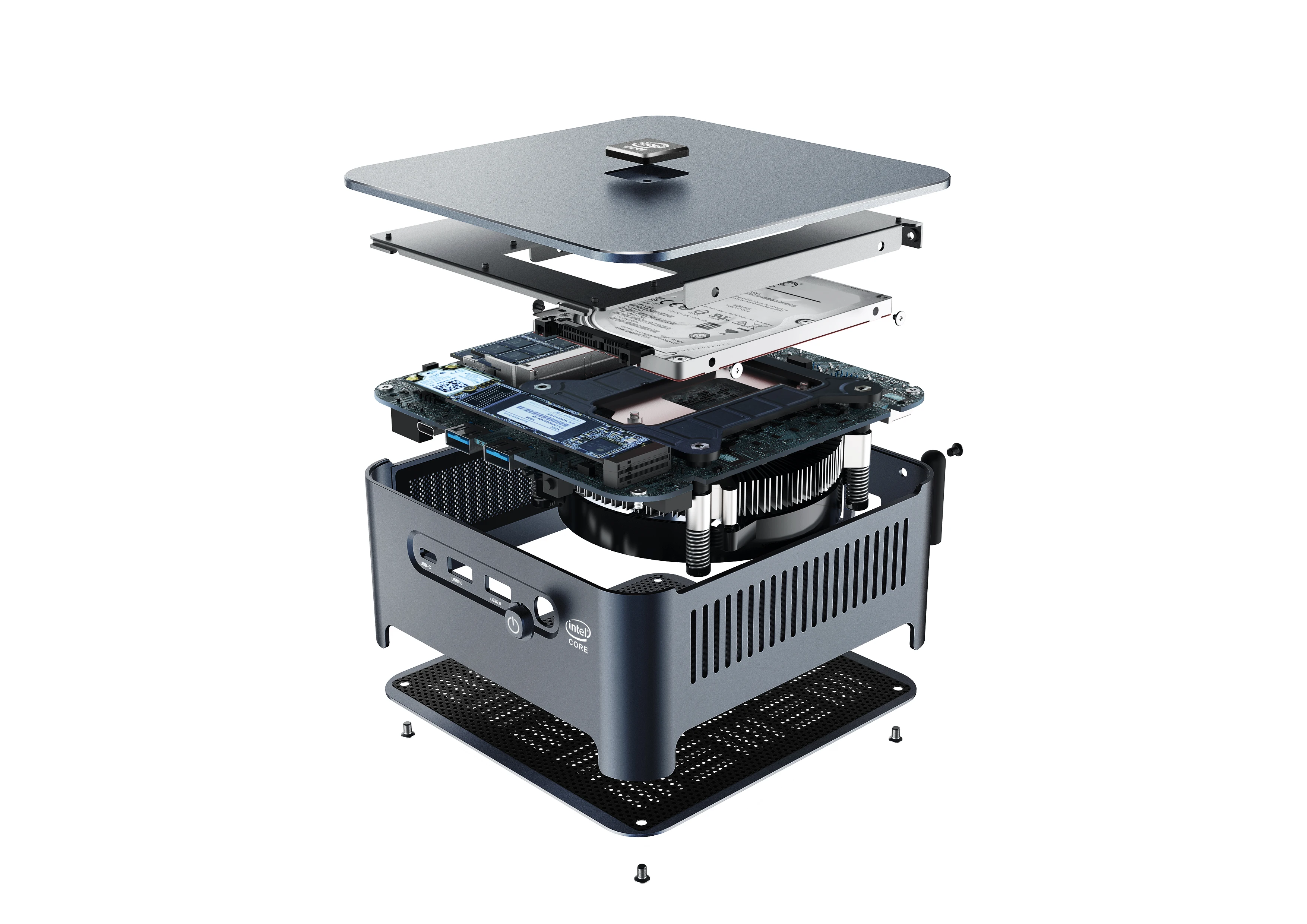 Топ 10-го поколения Core i9 10980HK i9-10880H Intel Mini PC 2 LAN Windows 10 * DDR4 NVMe игровой компьютер DP HDMI