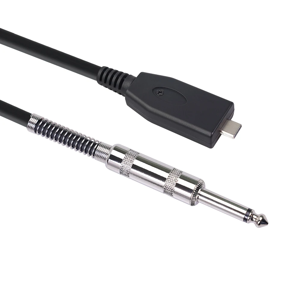 Переходник с USB/Type C на гитару штекер гнездо 6 35 мм аксессуары для электрогитары