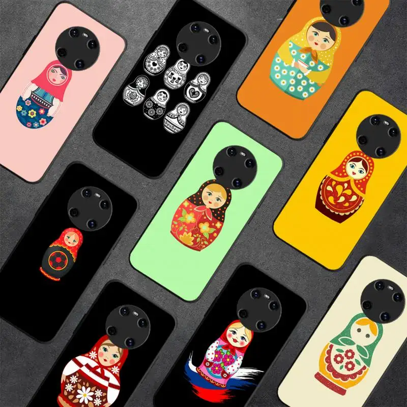

Cute Russian Dolls Matryoshka Phone Case For Huawei Y 5 Y62019 Y52018 Y92019 Luxury funda case for 9prime2019