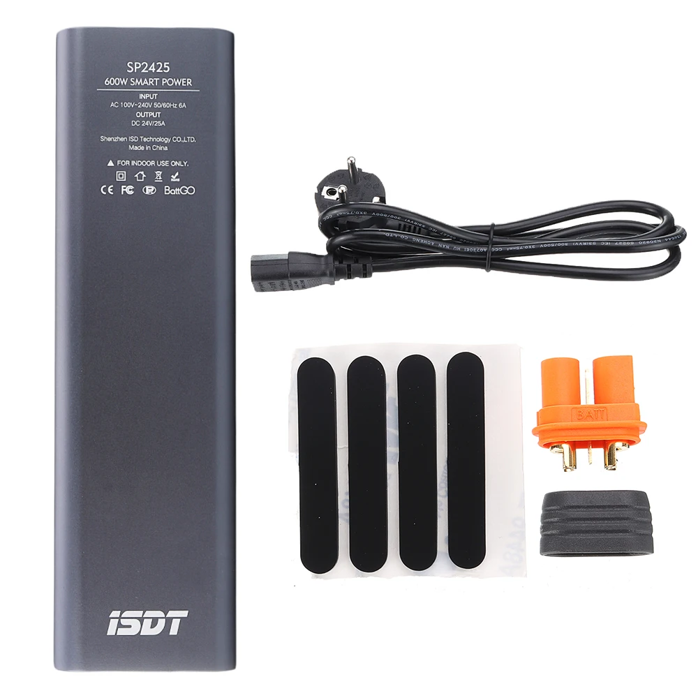 ISDT SP2425 BattGo 600W 25A светодиодный светильник умный блок питания с двойным выходом USB