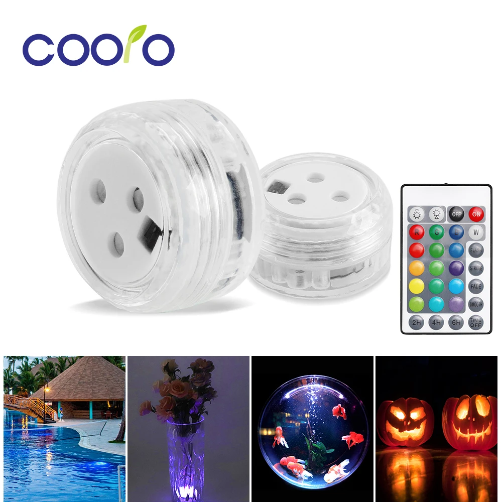 6 шт. Красочный Светодиодный светильник для аквариума погружной