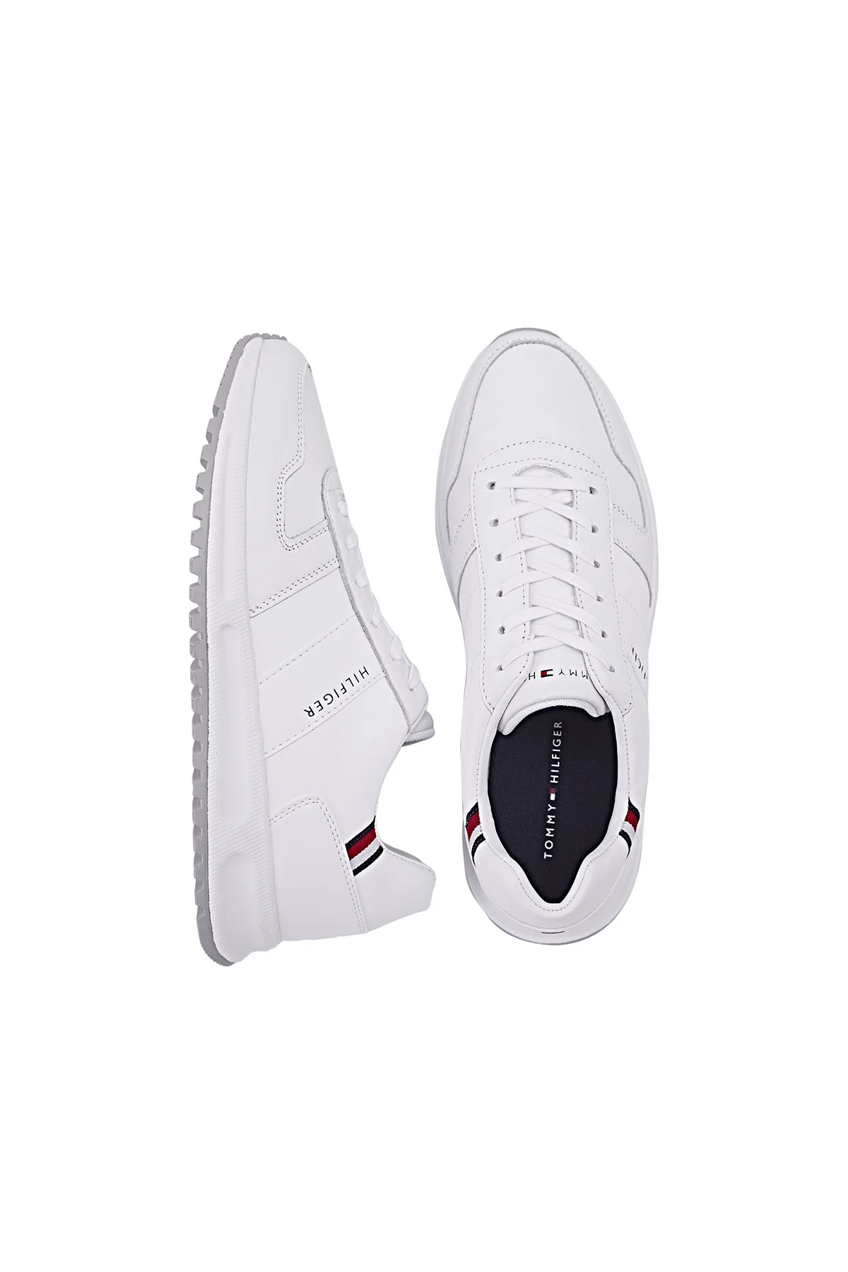Мужская кожаная обувь Tommy Hilfiger FM0FM03422 YBR - купить по выгодной  цене | AliExpress