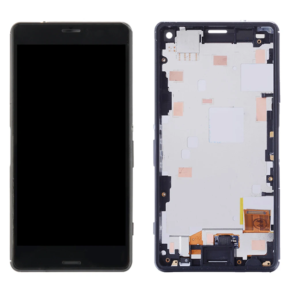 ЖК-дисплей 4 6 &quotдля SONY Xperia Z3 Compact сменный сенсорный экран с рамкой для Mini D5803 D5833