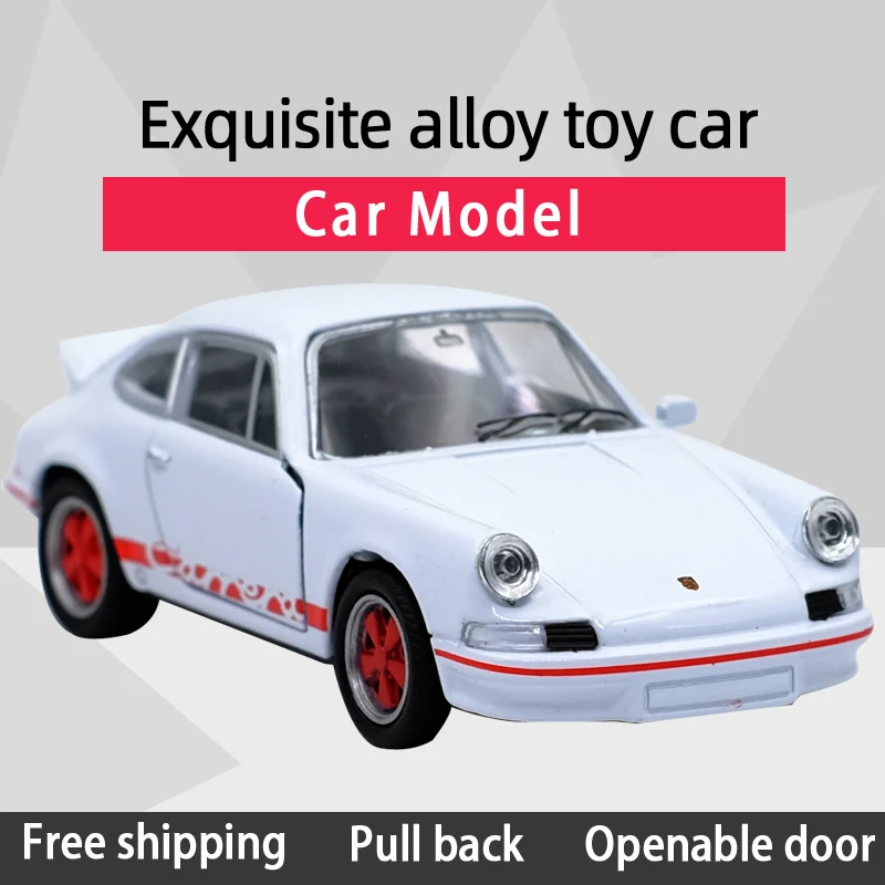 WELLY 1:36 1973 911 RS ретро спортивный автомобиль сплав литье под давлением модель