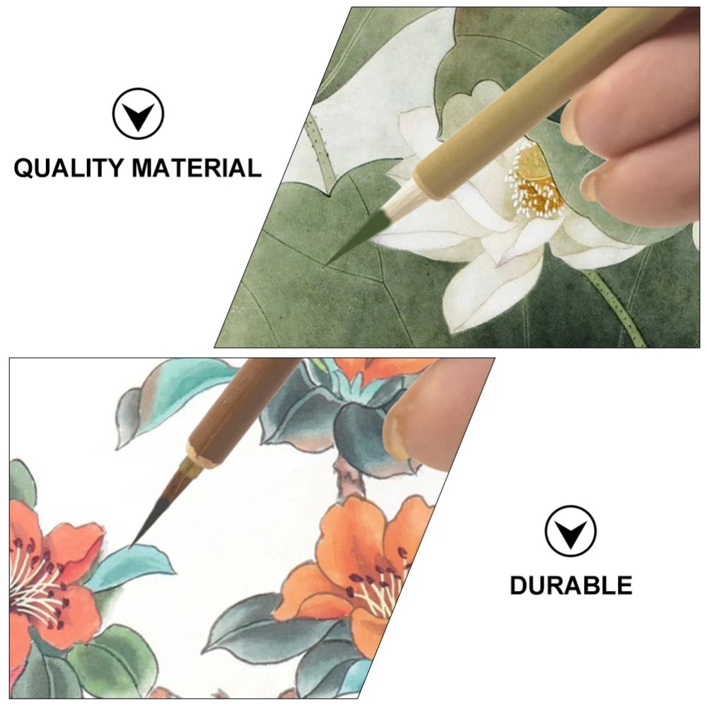 

1Pc Ink Brush Chinese Calligraphy Brush Bamboo Writing Brush Pen Writing Brush