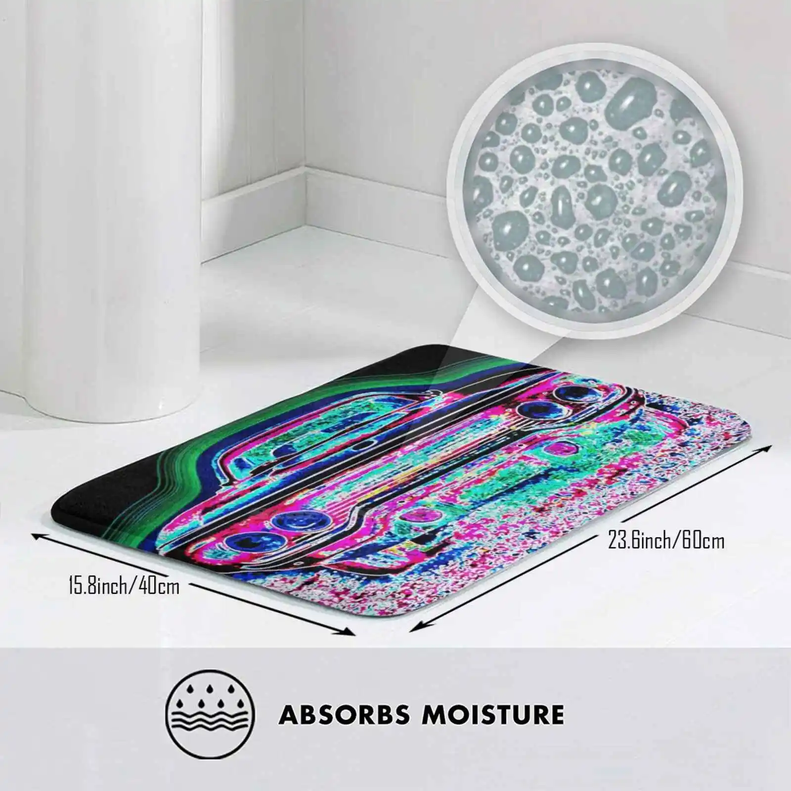 Мышечный автомобиль 42 мягкий домашний Противоскользящий коврик для всей семьи