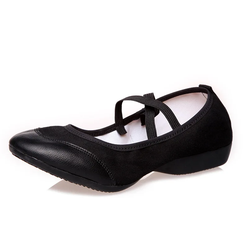 

XT1 Dance shoes adult New roughing flat square dancing women's shoes non-slip low heel soft bottom practice shoes