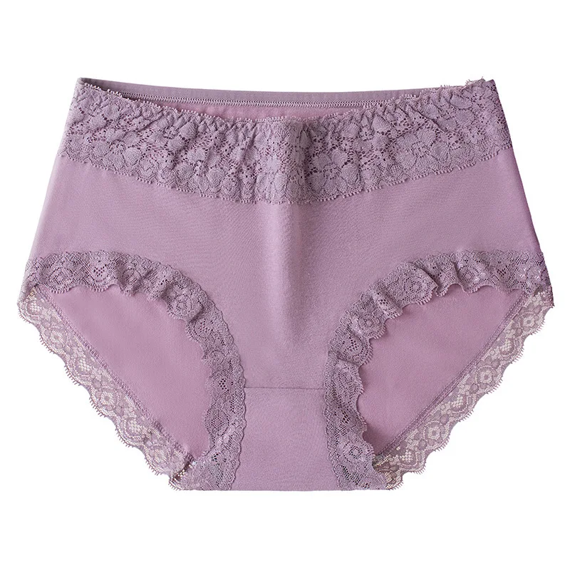 

12 pieces Cotton Women's Underwear Cute Sexy Comfortable Soft Lace Panties Seamless Girl Briefs Flingerie Large Size SALE