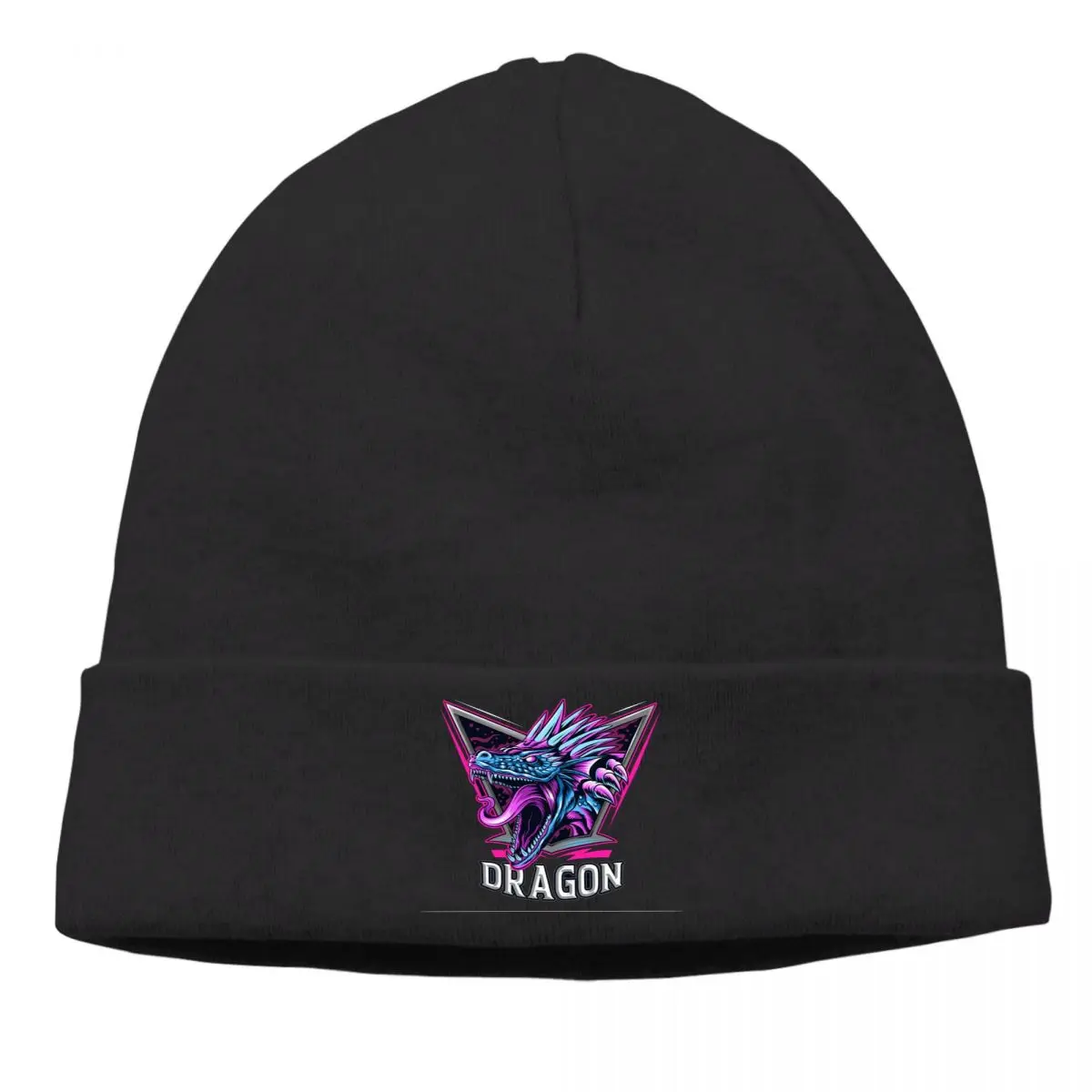 

Outdoor Beanie Hats Dragon Knit Bonnet Special Skullies Caps Earmuffs