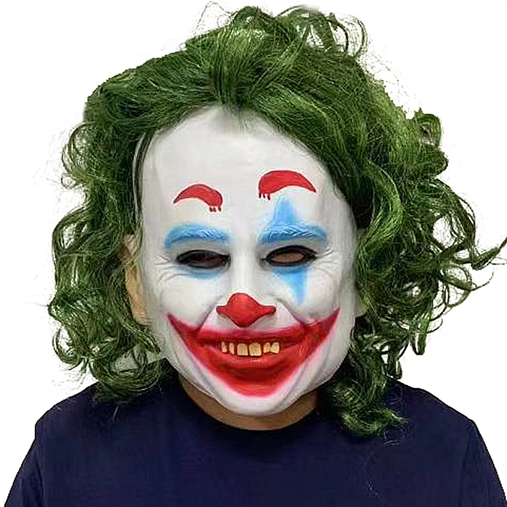 Movie Joker Arthur Fleck Mask Cosplay Latex Masks Halloween Party | Дом и сад