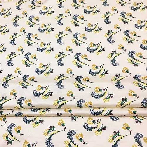 Мини цветочный узор натуральный шелк саржевая шелковая ткань дизайн STW072 | Дом и