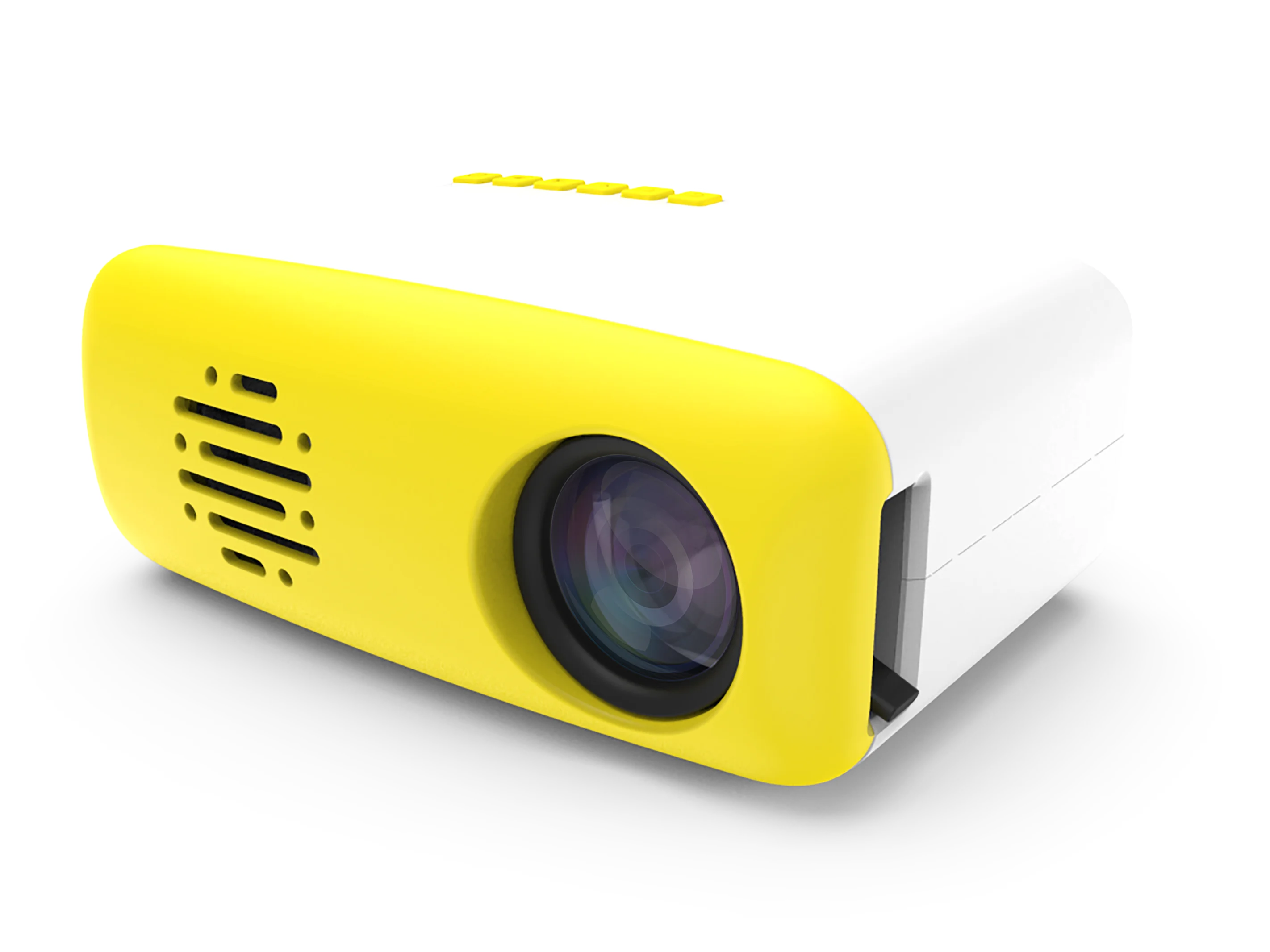 

Портативный мини-проектор, портативный светодиодный проектор 1080P, мультимедийный домашний кинотеатр, используется для смартфонов, игр, ноу...