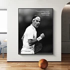 Плакат на стену с изображением знаменитого теннисиста Роджера Федерера, декоративная картина для гостиной