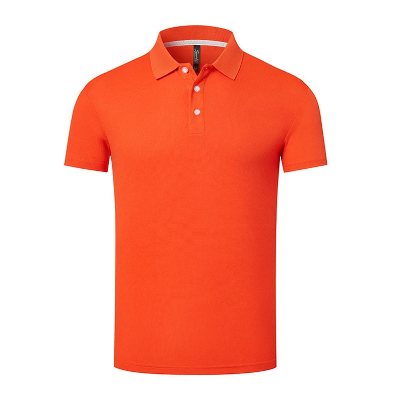 Новинка 2021 летняя рубашка-поло с коротким рукавом Мужская модная повседневная