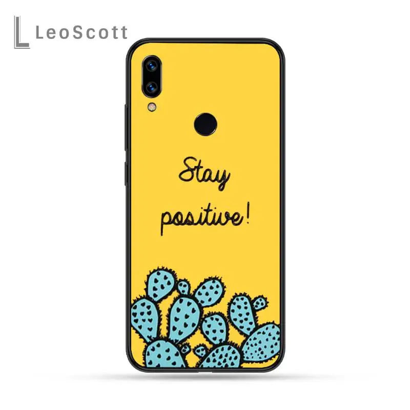 

Strong cactus Phone Case For Xiaomi Redmi Note 4 4x 5 6 7 8 pro S2 PLUS 6A PRO