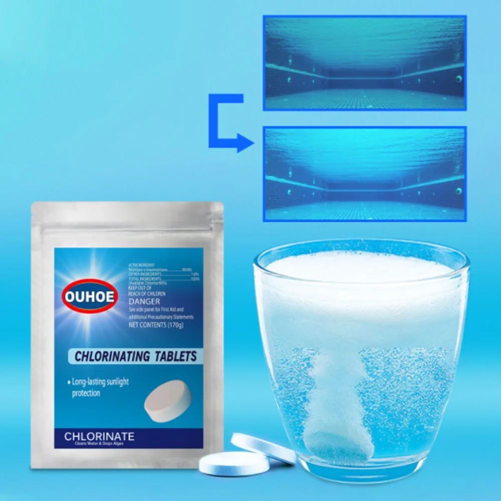 

Disinfection Effervescent Tablets Deodorization Tablets Pool Hotel Sterilization for Family Outdoor Swimming Accessories