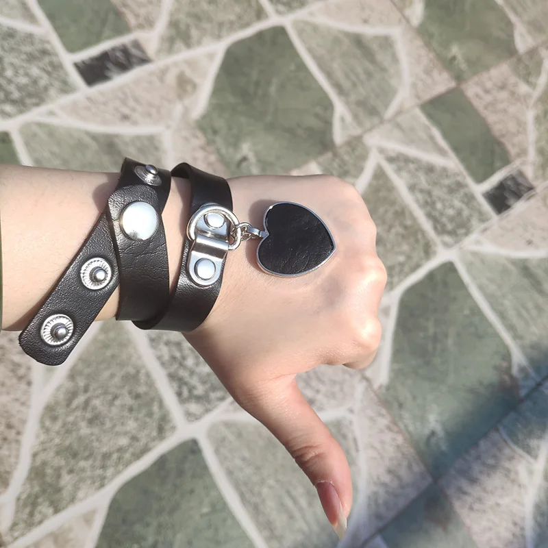 Браслет из искусственной кожи в стиле панк чокер-ожерелье женская одежда на шею и