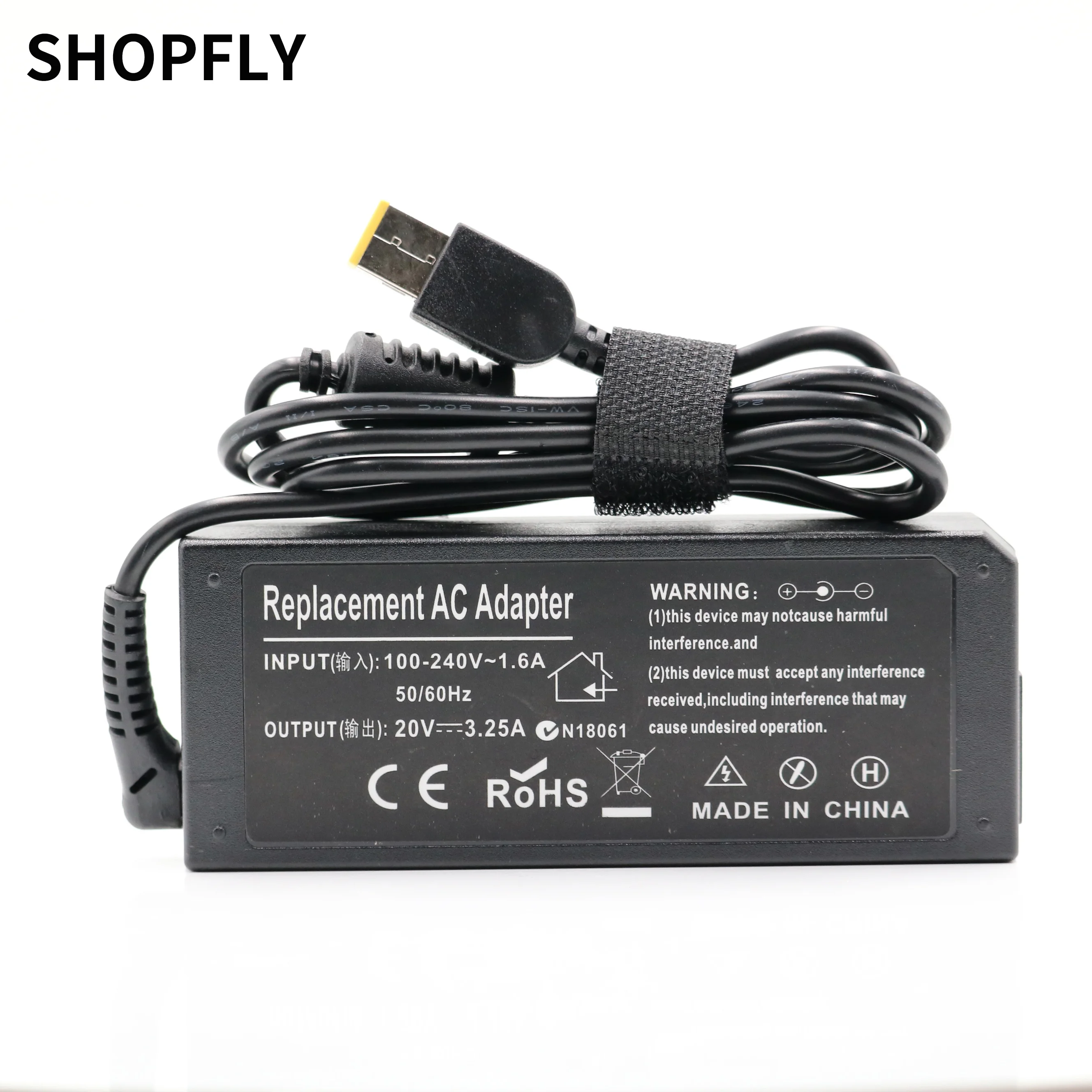 

AC Laptop Power Adapter Charger 20V 3.25A 65W For Lenovo Yoga 13 G400 G500 G505 G405 For Thinkpad X300S X301S X230S S230U