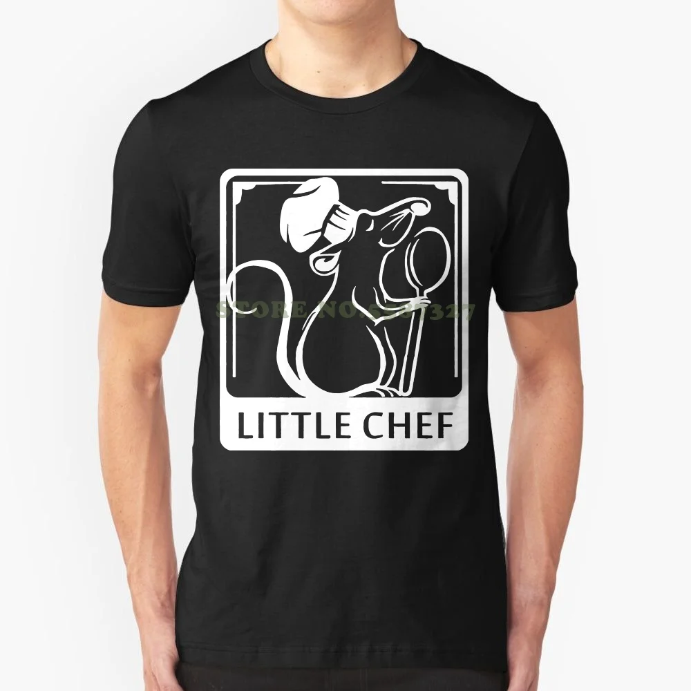 

Футболка с маленьким шеф-поваром Рататуй для мужчин и женщин, простая летняя индивидуальная модная свободная футболка с круглым вырезом