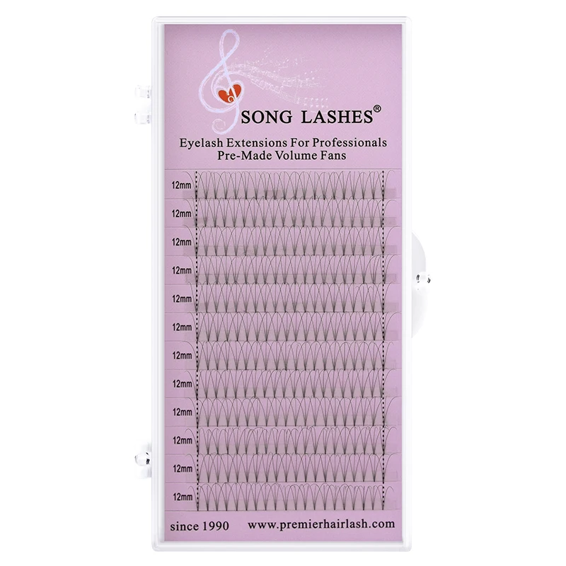 Готовые вееры SONG LASHES для наращивания ресниц короткий стебель готовые объема. |