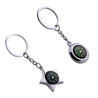 448d mini survival compass key chain outdoor camping hiking pocket compass navigator
