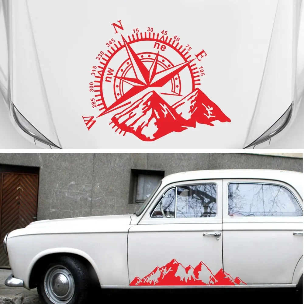 48x34 см солнцезащитным козырьком с черной внедорожных Компас для снежной погоды