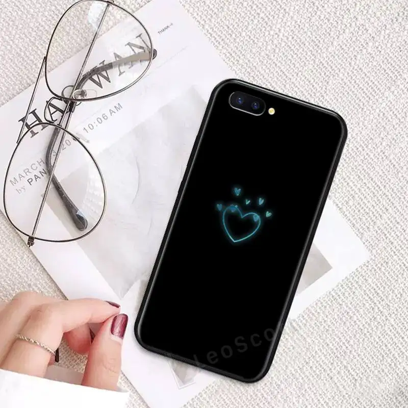 

love black letter simple fashion Phone Case For OPPO R9 R11 R15 R17 RENO Realme S PLUS Normal 2z 3 5 C2 pro