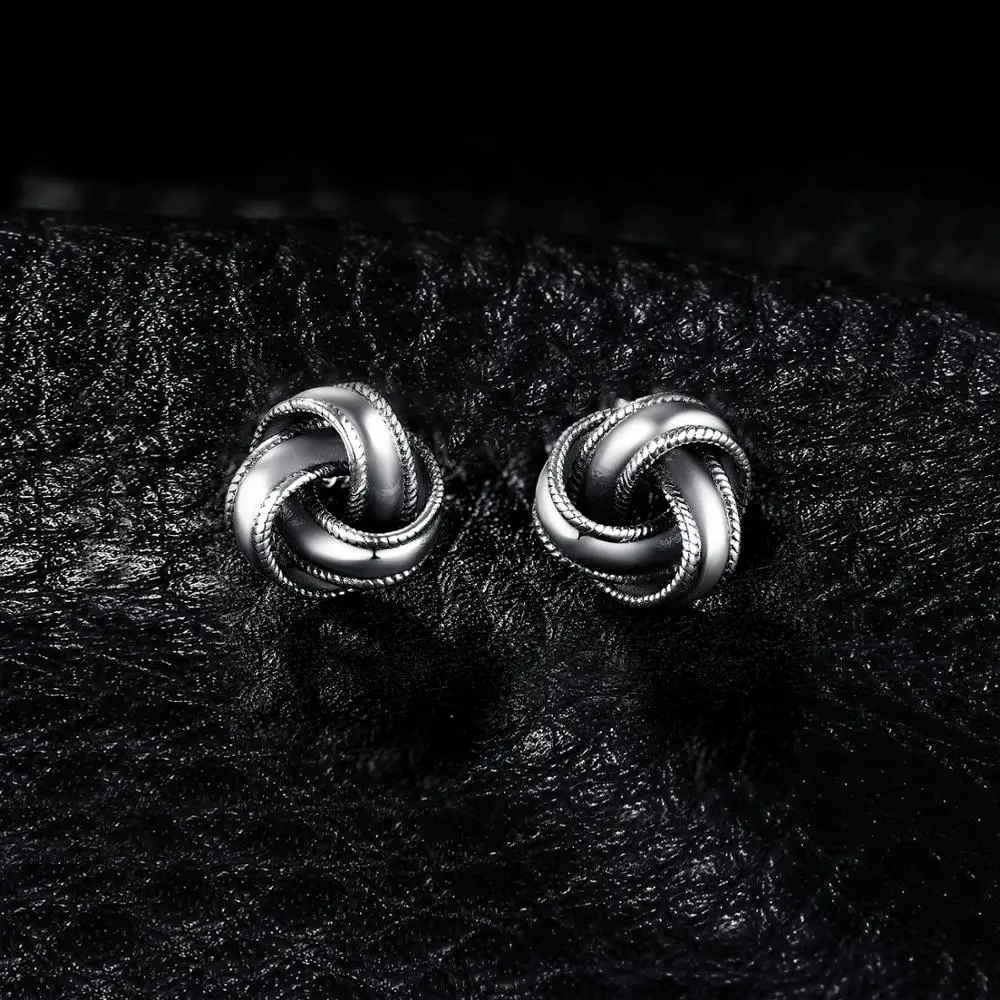 Женские винтажные серьги гвоздики JewelryPalace из окисленного серебра 925 пробы с