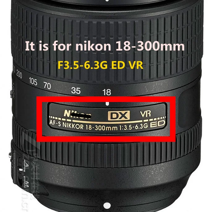 Для NIKKOR AF S 18 300 3 5 6 3G задняя крышка UNIT M/A кнопка переключения Bayonet Mount Barrel Tube для Nikon