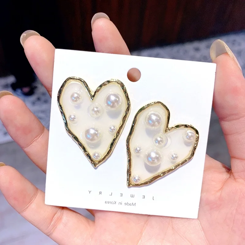 Корейский Новый Эффектный прозрачный акриловый искусственный жемчуг Большое