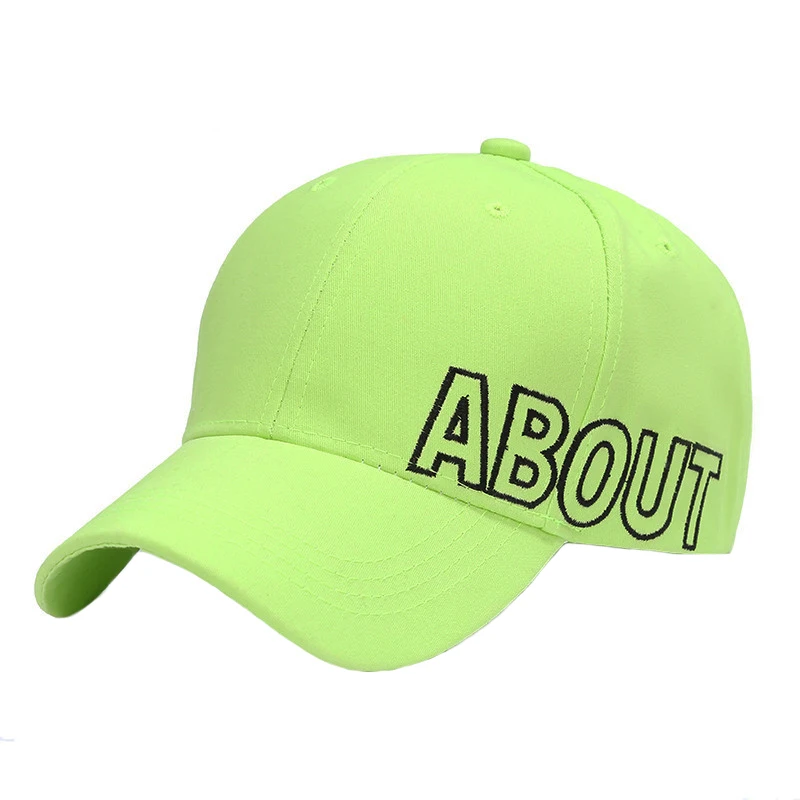 

Embroidered Baseball Cap Fashion Candy Color Letters Embroidery Hat Adujustable Women's Men's Leisure Street Hip Hop Caps TG0121