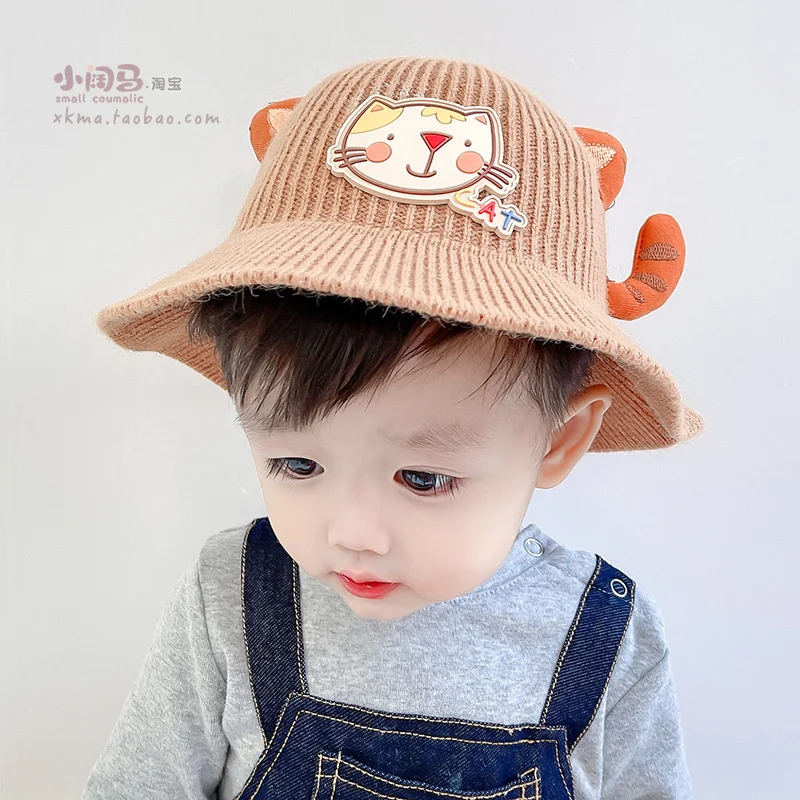 

Шапка рыбака детская осенне-зимняя из чистого хлопка, на весну и осень