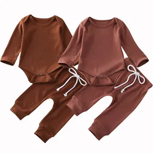 Комбинезон с длинным рукавом для новорожденных, на возраст 0-24 месяца