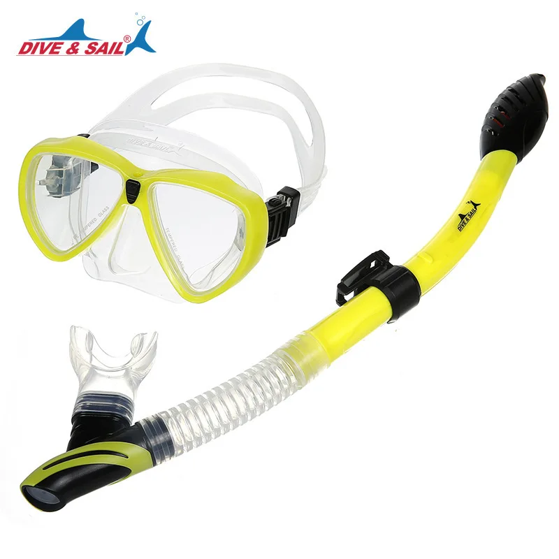 Набор для взрослых силиконовая маска подводного плавания дайвинг трубка очки