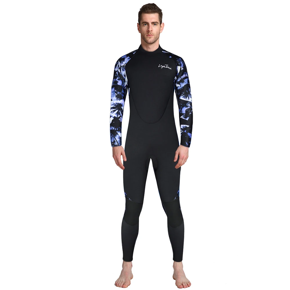 Layatone men's wetsuit 3MM neoprene one-piece swimming snorkeling wetsuit for spear fishing surfing sailing water sports wetsuit