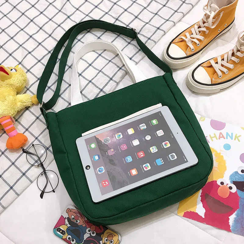 Маленькая свежая Холщовая Сумка с изображением сердца авокадо для девочек