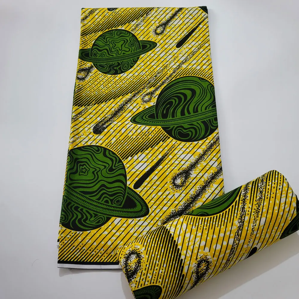 Африканская ткань восковая печать хлопок 100% Анкара натуральная Восковая Ткань