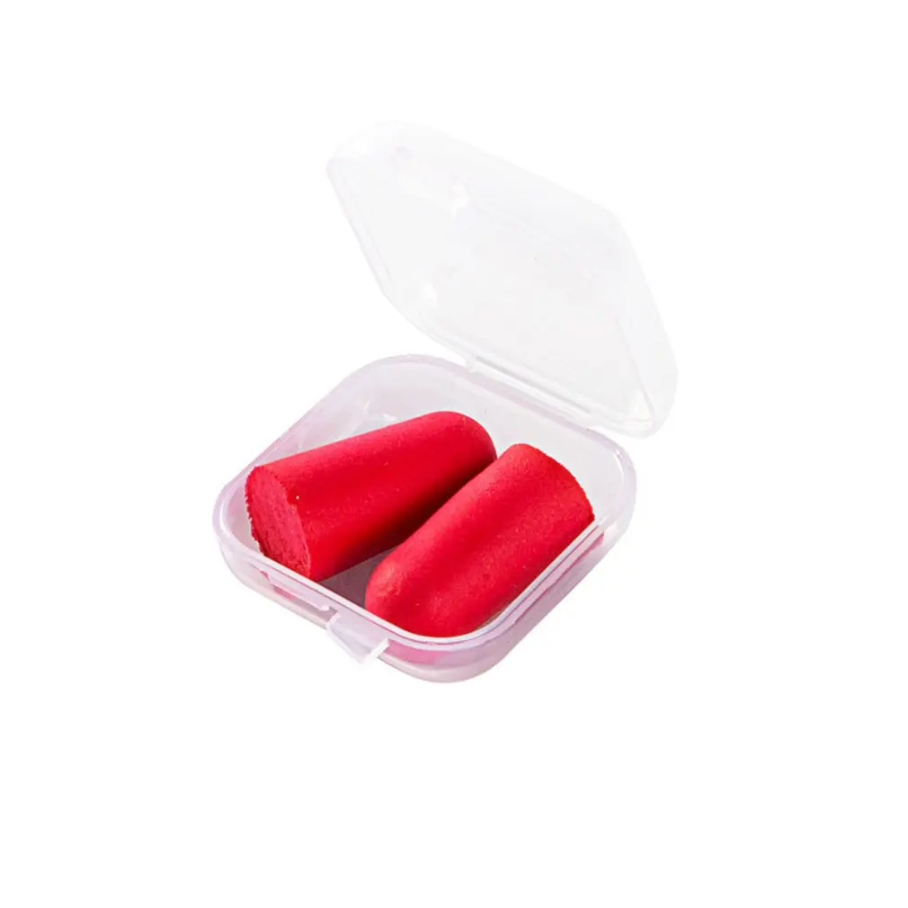 

Soft Sponge Ear Plugs Sound Insulation Ear Protection Earplugs Noise Reduction Sleeping Plugs with Storage