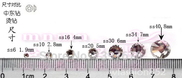 Стразы с кристаллами всех размеров стразы горячей фиксацией для дизайна ногтей